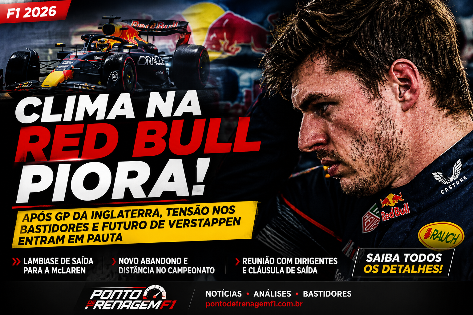 Crise Red Bull Verstappen 2026