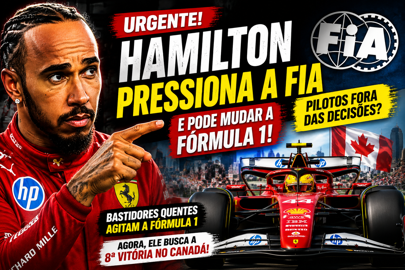 Lewis Hamilton Ferrari FIA