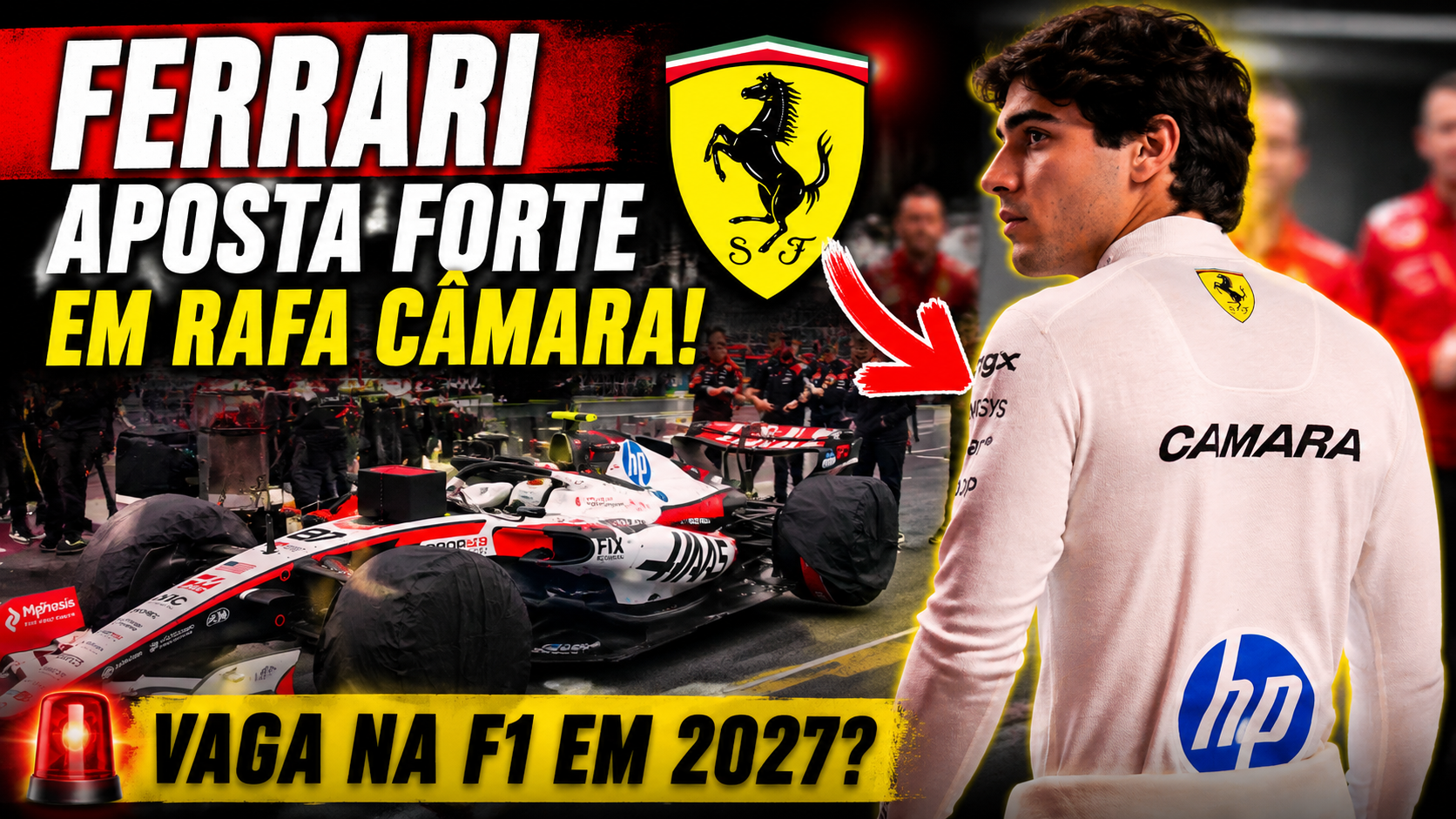 Rafa Câmara e Ferrari